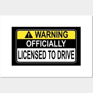 Funny New Driver License Car Guy / Girl Gift Idea Posters and Art